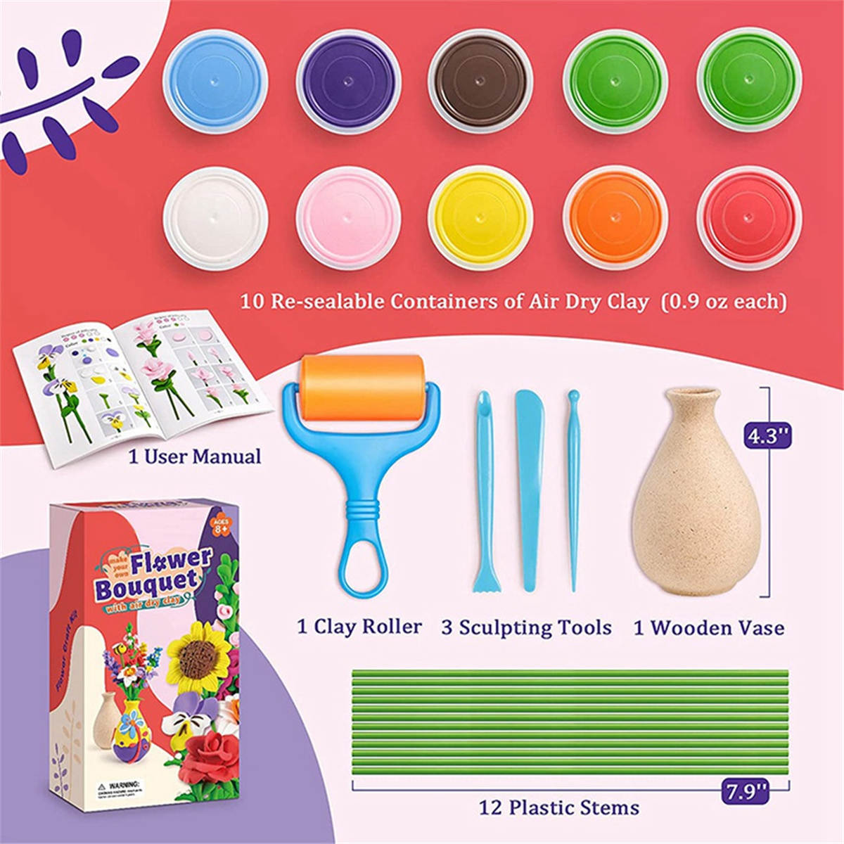 CYL-Flower Craft Kit for Kid C - Art And Craft For Mother'S Day บทวิจารณ์และราคา