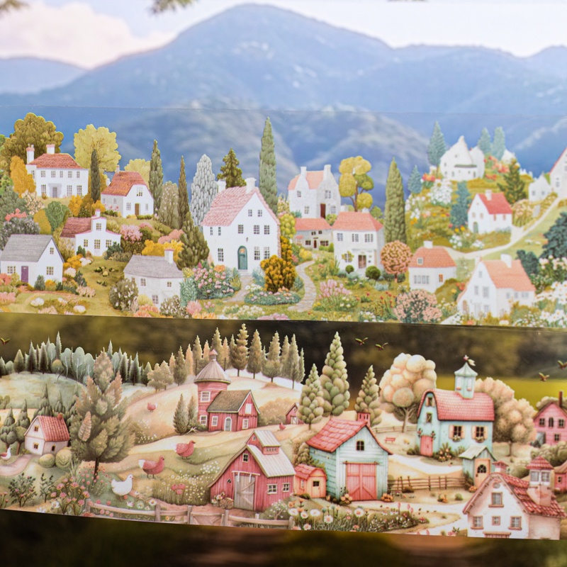 6 Rolls 6Cm×200Cm Village Them - Art Craft Notebook บทวิจารณ์และราคา
