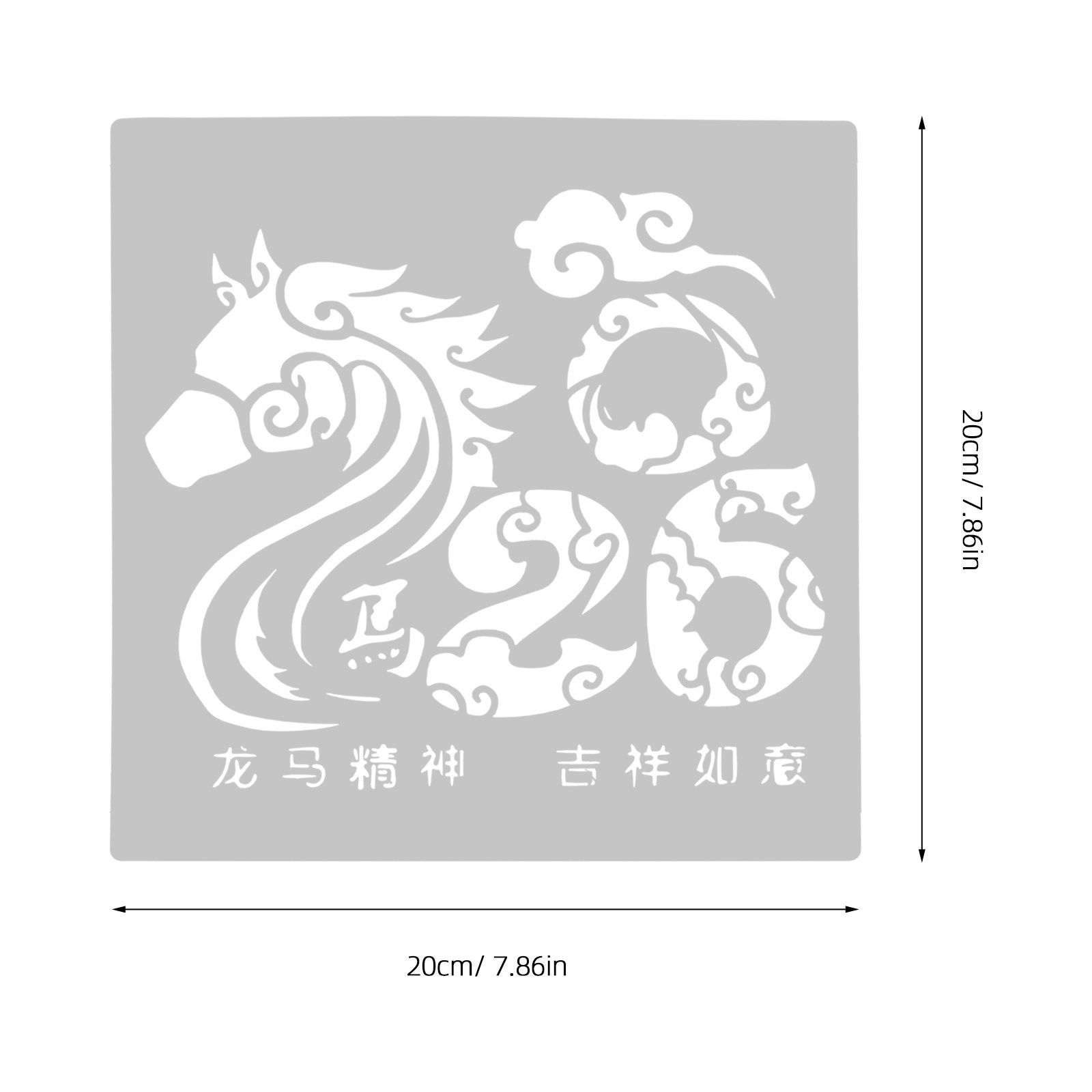 12Pcs Horse Painting Stencils  - Art Craft Template บทวิจารณ์และราคา