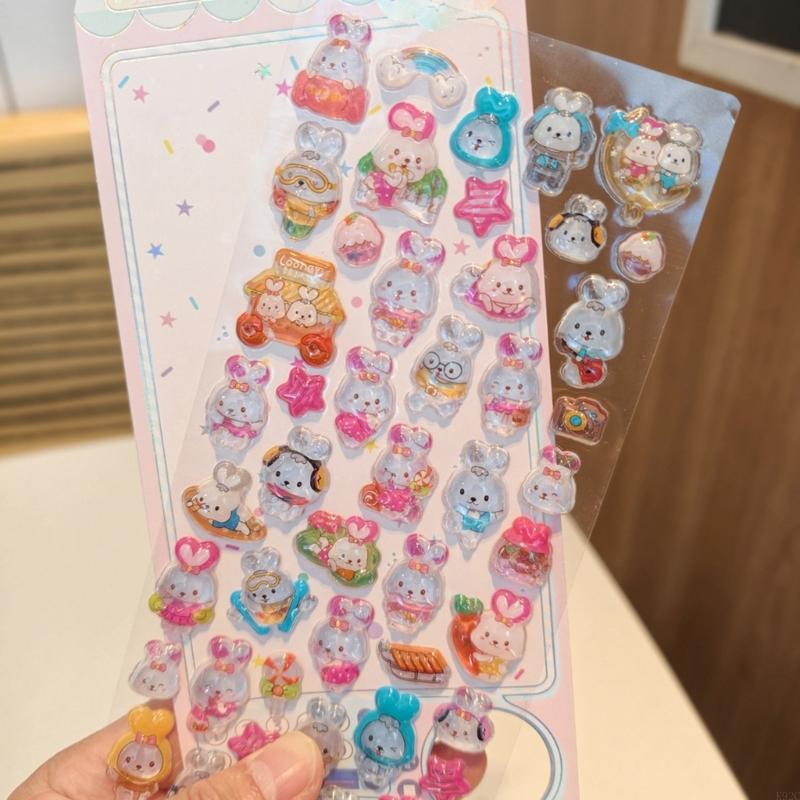 Embossed Animal Sticker Adhesi - Art Craft Notebook บทวิจารณ์และราคา
