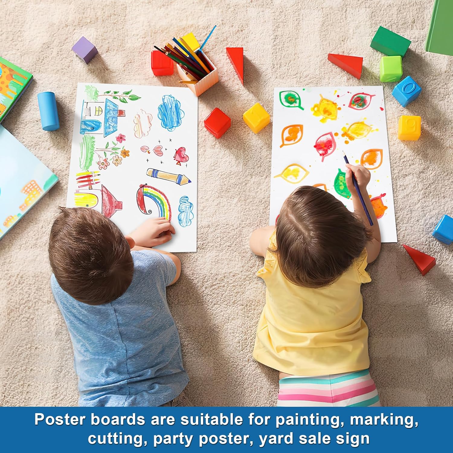 25 Pack White Poster Board 11. - Art Craft Project บทวิจารณ์และราคา