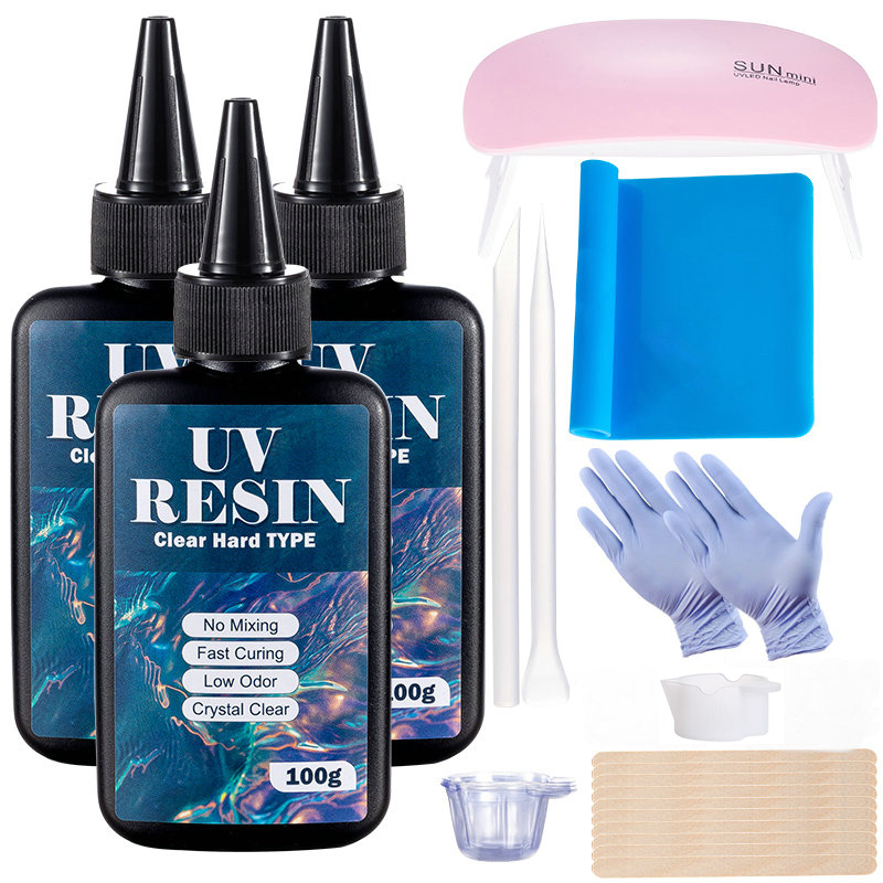 100g/250g Clear UV Resin Hard  - Art Craft Glue บทวิจารณ์และราคา