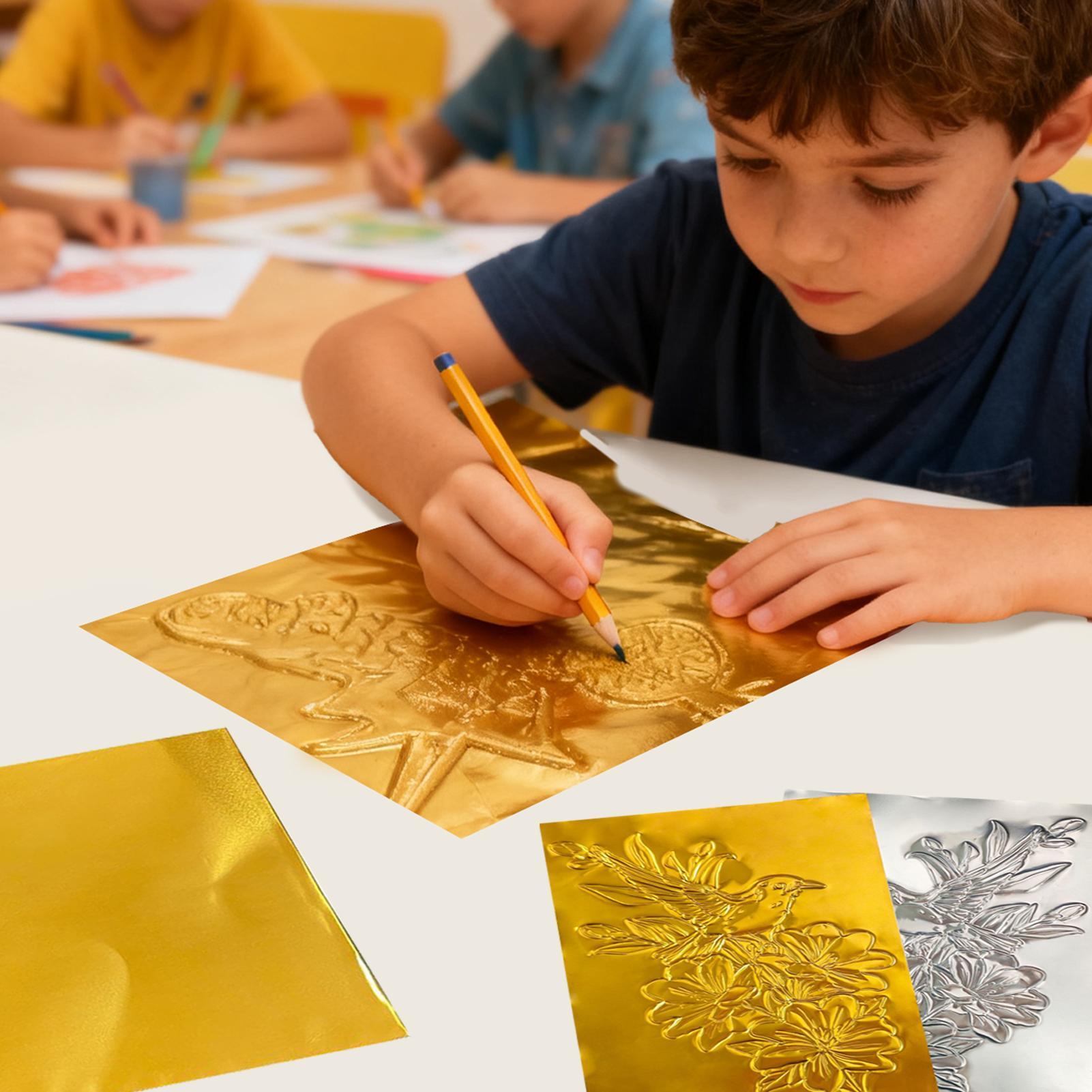 Foil Paper For Crafts 100 Piec - Art Craft Project บทวิจารณ์และราคา