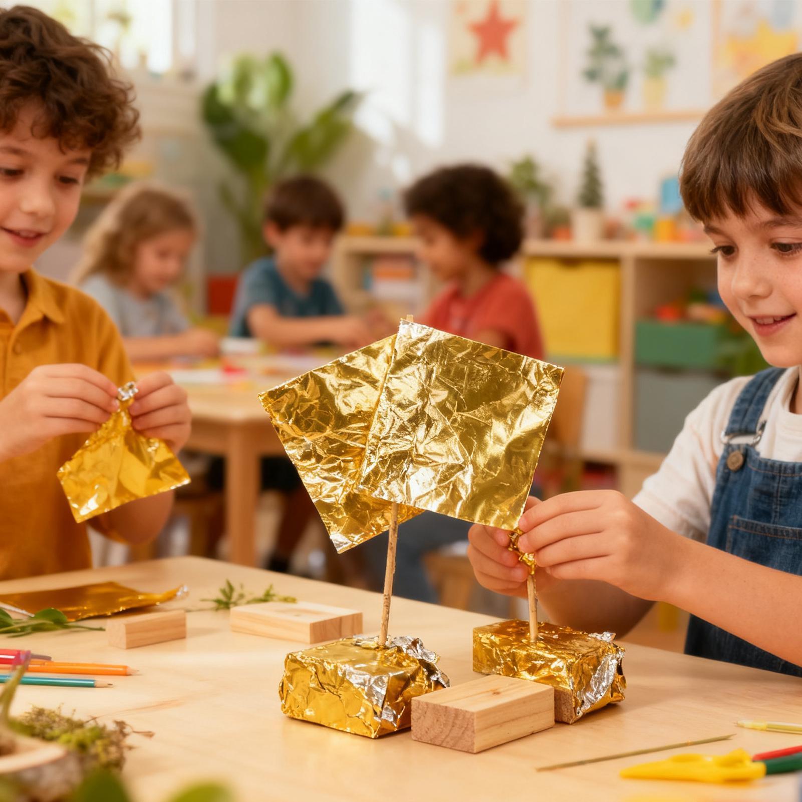 Foil Paper For Crafts 100 Piec - Art Craft Project บทวิจารณ์และราคา
