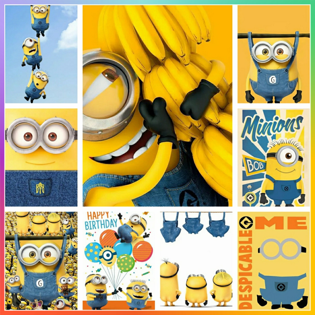 Cute M-Minions Cartoon L-Lovel - Art Craft Love บทวิจารณ์และราคา