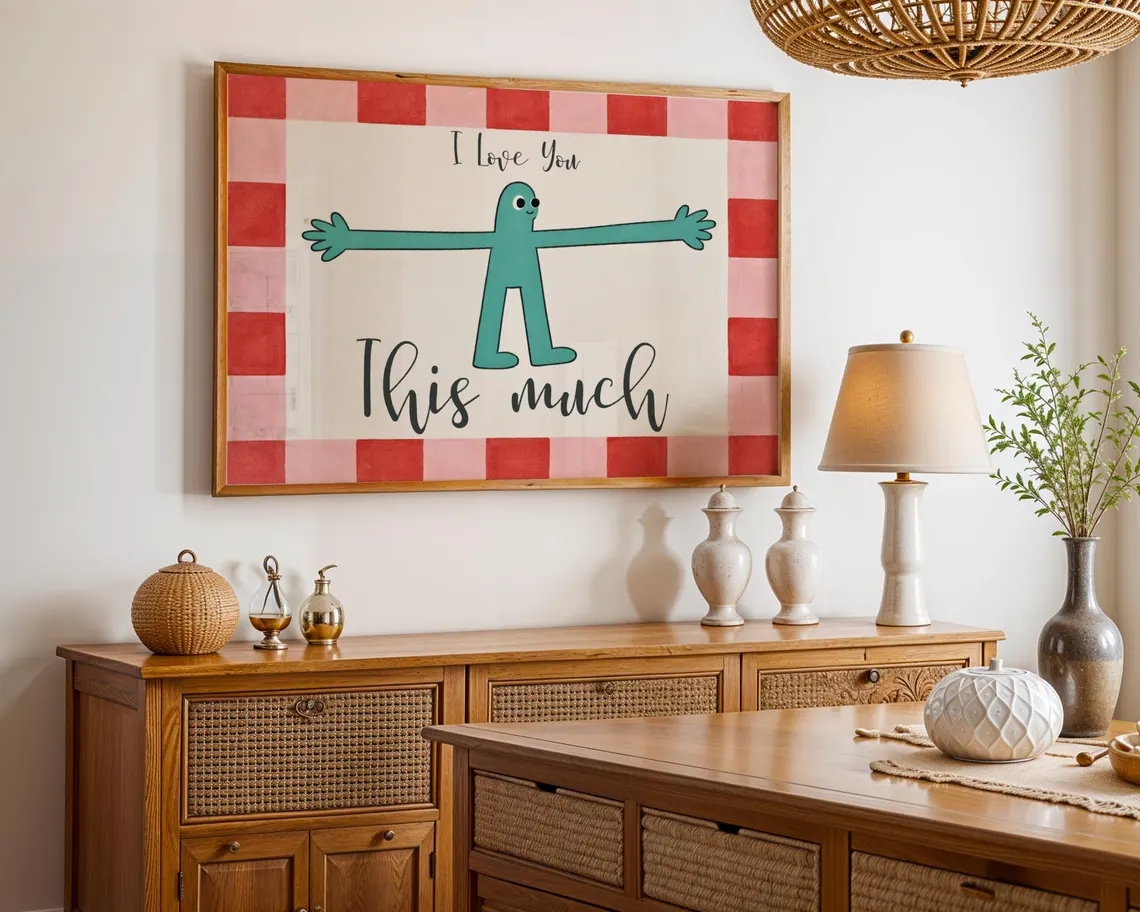 I Love You This Much Wall Art  - Art Craft Love บทวิจารณ์และราคา