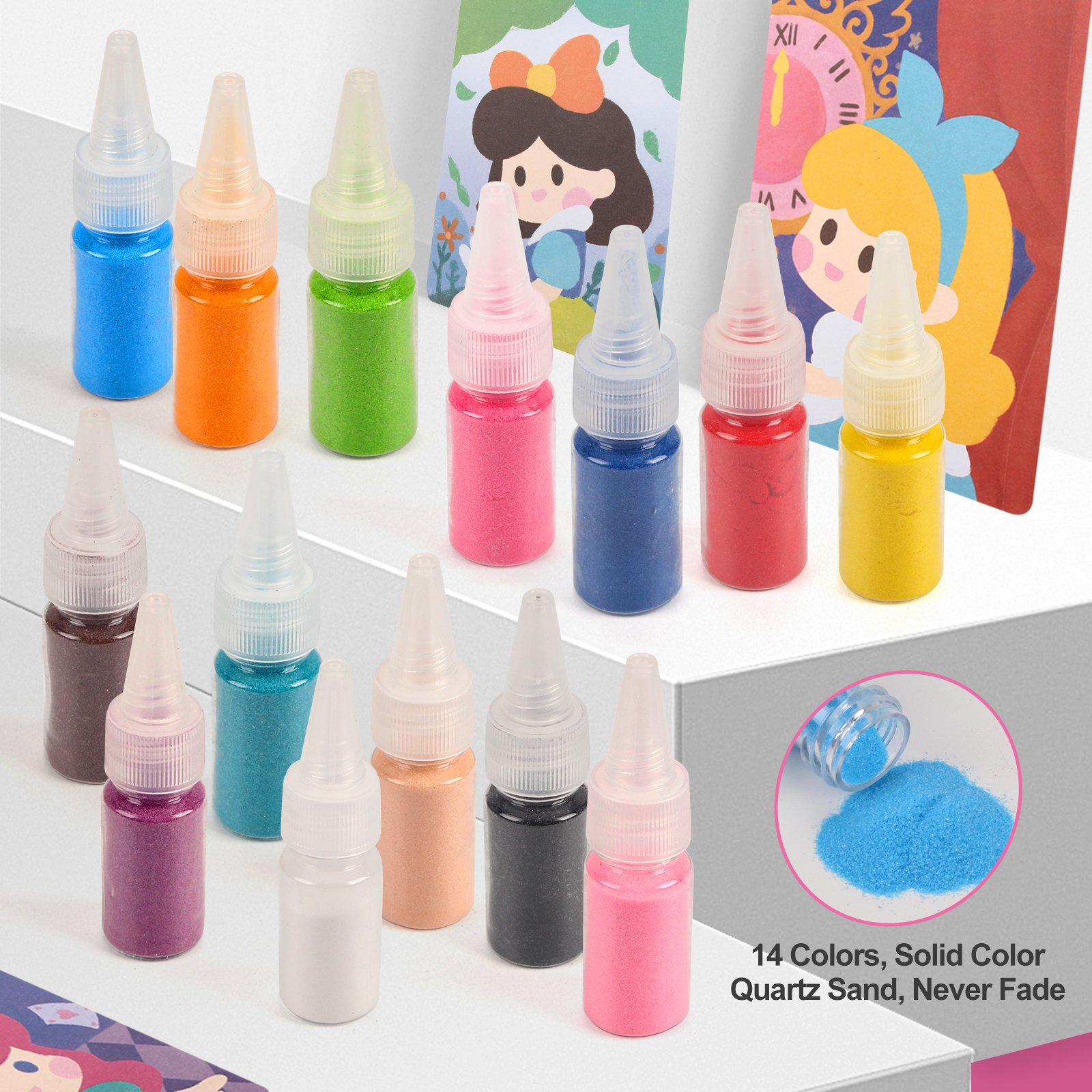Sand Art Kit DIY Sand Painting - Art Craft Notebook บทวิจารณ์และราคา