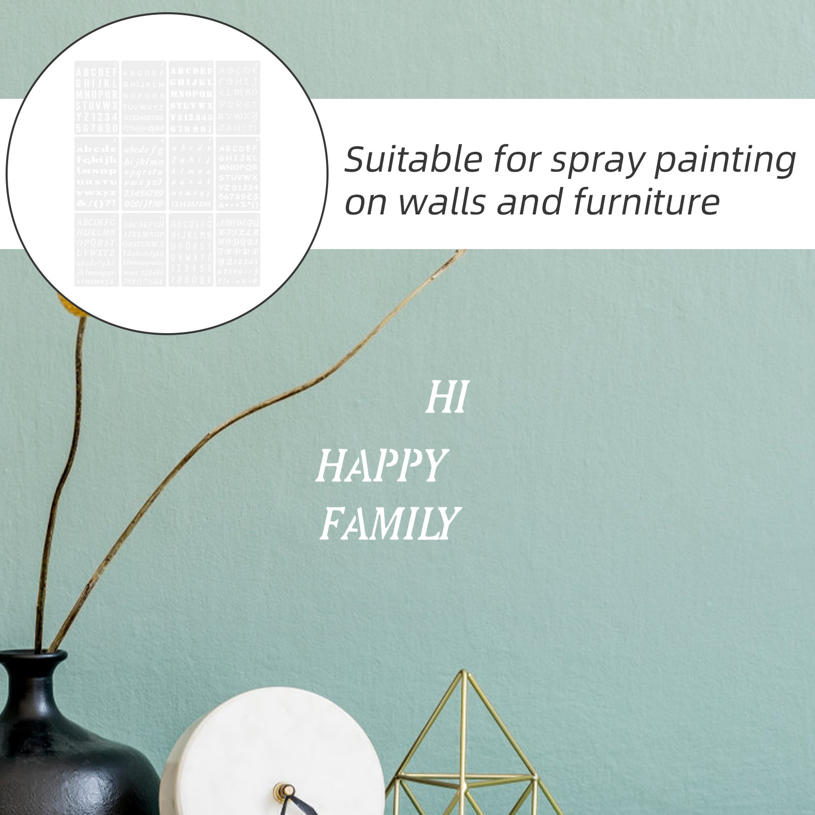 12 Sheets Letter Stencils Mult - Letter S Art Craft บทวิจารณ์และราคา