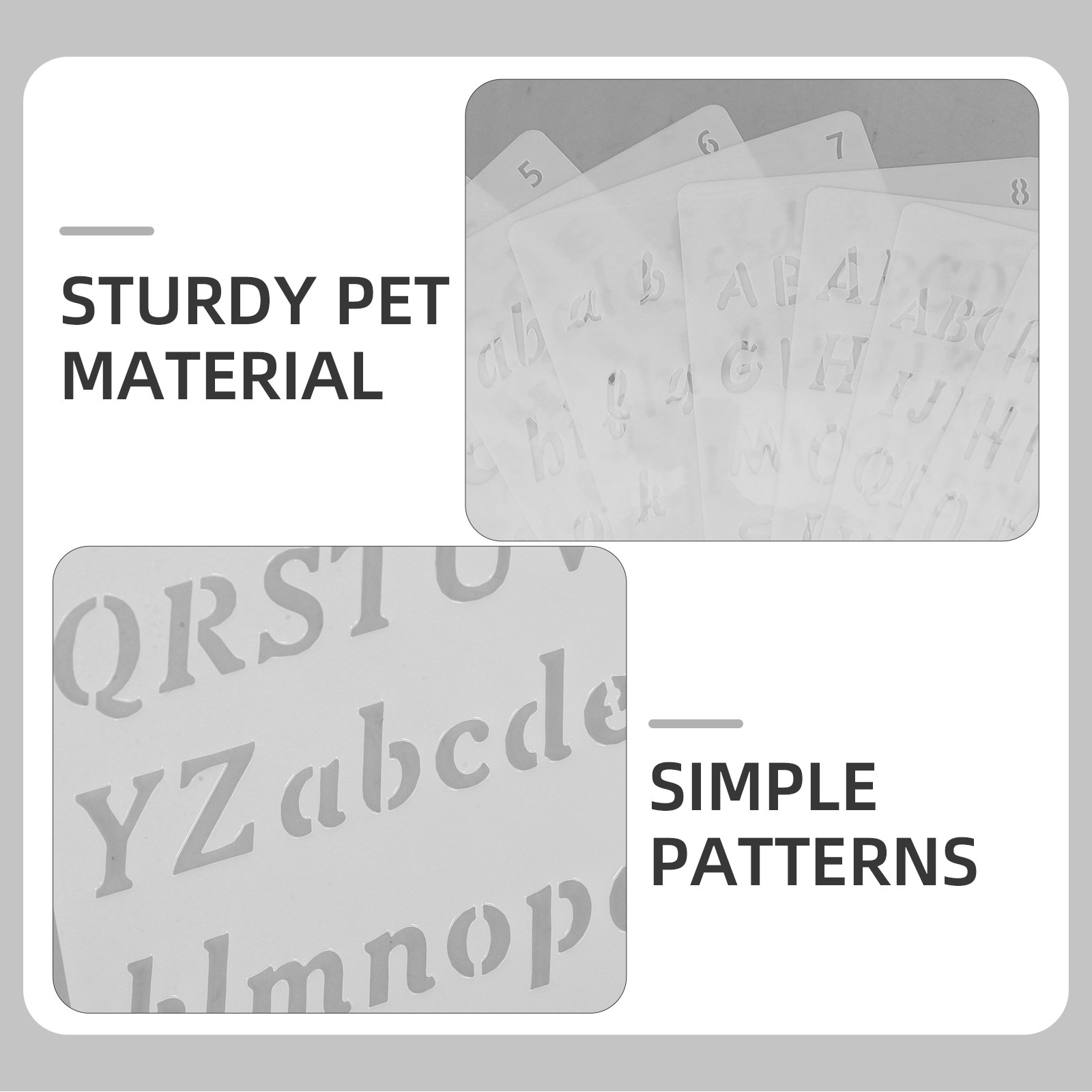 12 Sheets Letter Stencils Mult - Letter S Art Craft บทวิจารณ์และราคา