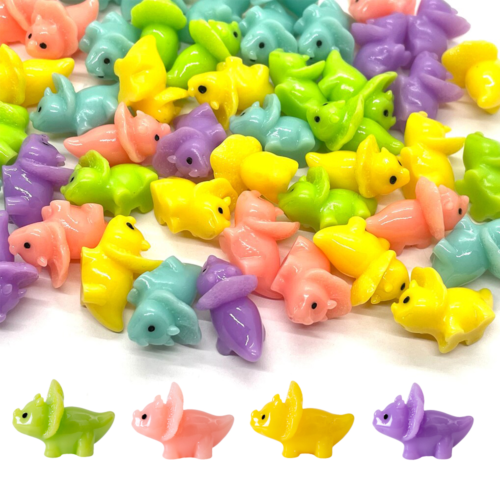 6/12pcs Mixed Color Mini Resin - Dinosaur And Craft บทวิจารณ์และราคา